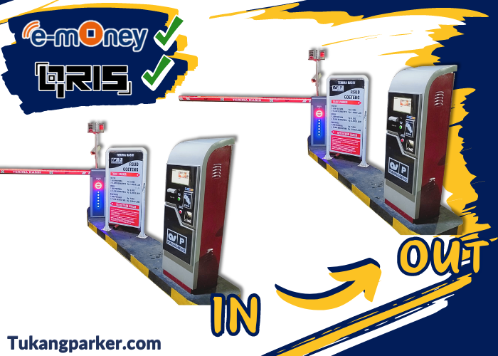 Sistem parkir manless pembayaran QRIS
